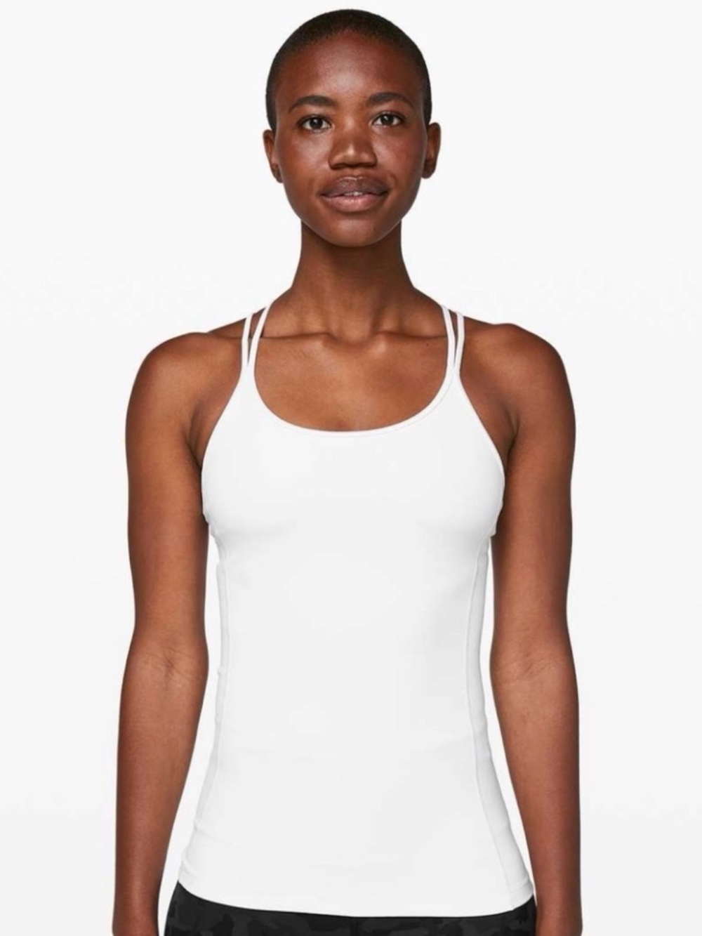 lululemon athletica White Double-Strap Tank Top
